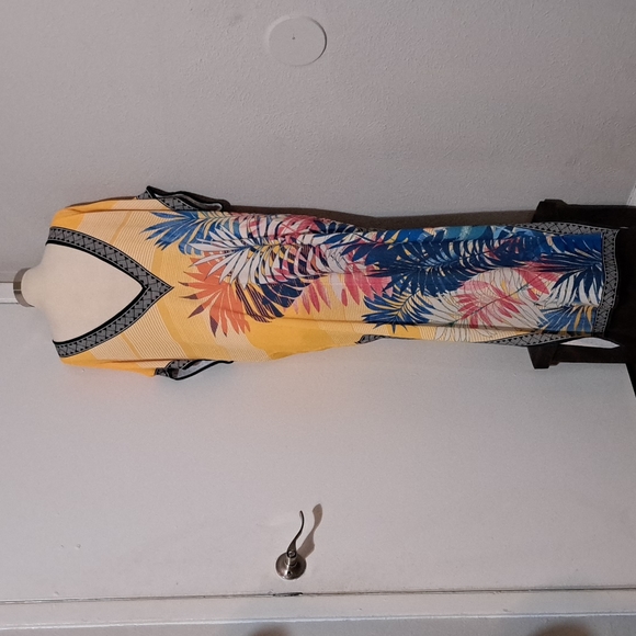 💙Lulu's Totally Tropical Kaftan Maxi Dress💙 - Picture 9 of 11